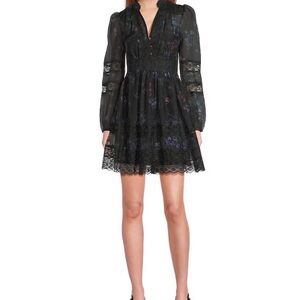 NWT Elegant Black Lace Cocktail Dress